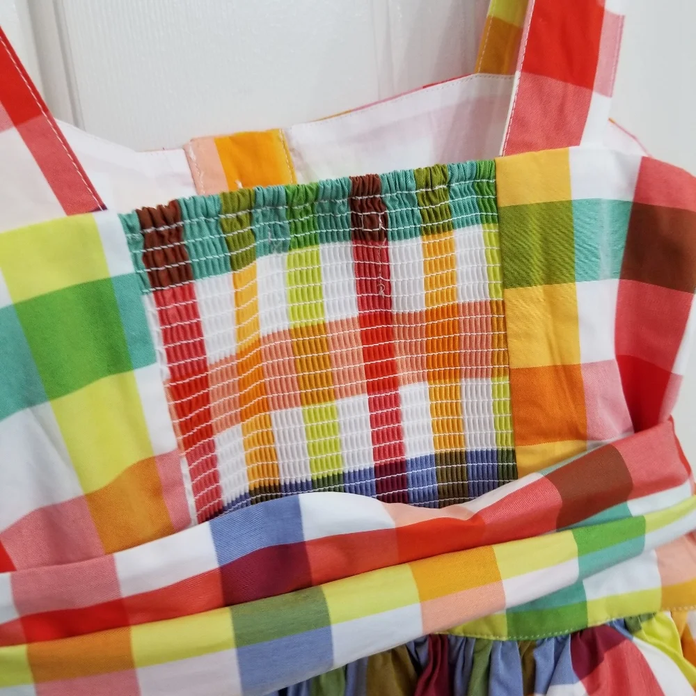 Rare Christopher John Rogers plaid dress - Picture 9 of 11